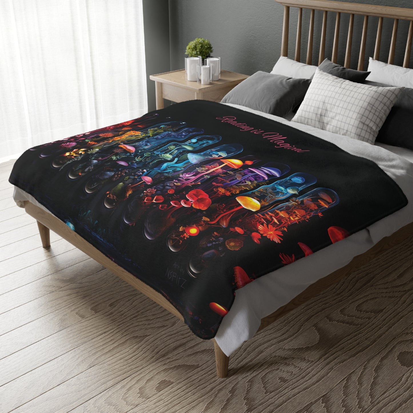 Reading is Magical - Reading Blanket (Exclusive - Double Sided Art Blanket)