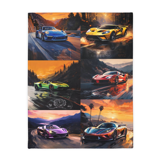 Sports Car Dreams (Exclusive - Double Sided Original Art Blanket™)