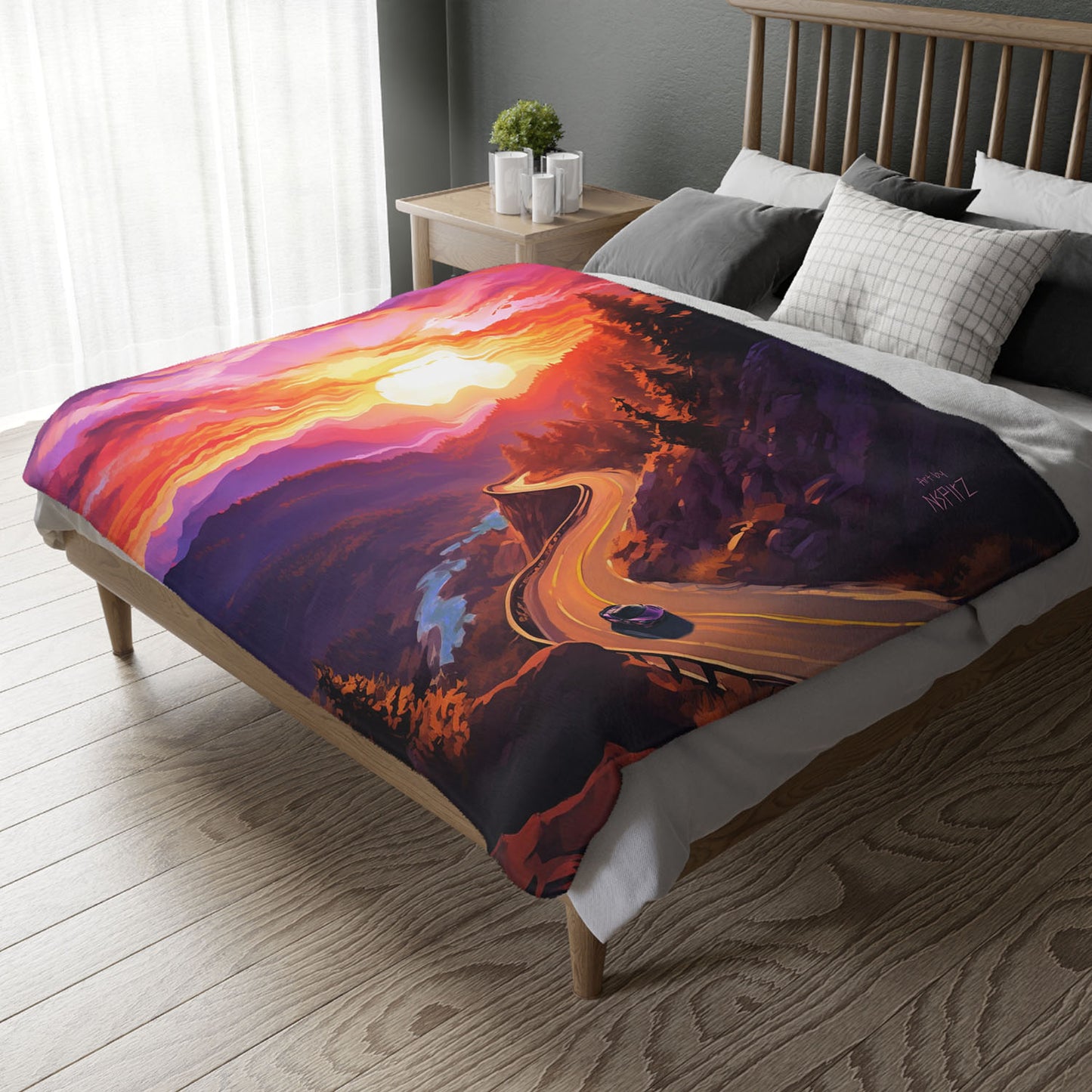 Sports Car Dreams (Exclusive - Double Sided Original Art Blanket™)